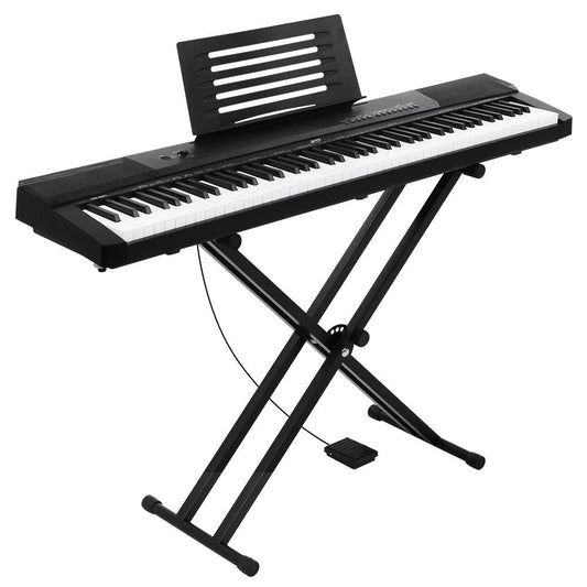 Alpha 88 Keys Electronic Piano Keyboard Electric Holder Music Stand