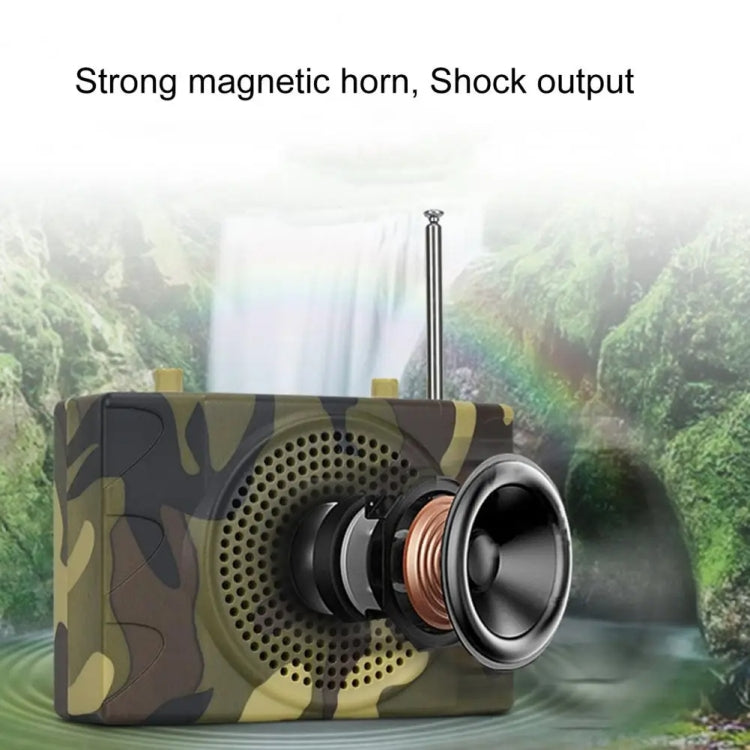 25W  Bluetooth Voice Amplifier Bird Hunting Speaker Supports USB/TF/FM